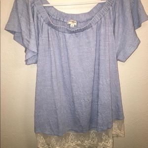 Chambray top